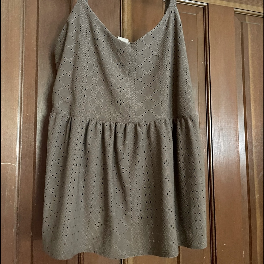 Tan blouse
